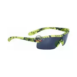 BBB BSG-54 kerékpáros szemüveg Kids matt neon sárga terepmintás keret / PC füst lencsékkel