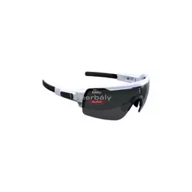 BBB BSG-61 kerékpáros szemüveg Commander fényes fehér keret / MLC ezüst lencsékkel