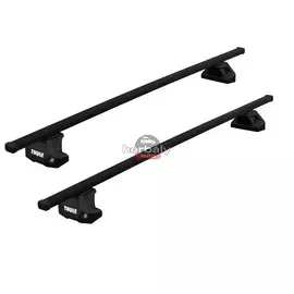 Thule SquareBar 135 cm tetőcsomagtartó fixpontos Audi típusokra (THU_710700_KIT7005_712400) 