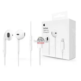 Apple iPhone eredeti távirányítós, sztereó headset Lightning csatlakozóval, mikrofonnal - MMTN2ZM/A - fehér