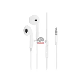 Apple gyári sztereó felvevős fülhallgató 3,5 mm jack csatlakozóval, mikrofonnal - MD827ZM/A - fehér (ECO csomagolás)