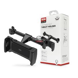 XO univerzális fejtámlára szerelhető telefon/tablet autós tartó 4,7 - 12,9, méretű készülékekhez - XO C93 Car Rear Seat Tablet Holder - fekete