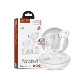 HOCO TWS Bluetooth sztereó headset v5.1 + töltőtok - HOCO ES55 True Wireless Earphones with Charging Case - fehér