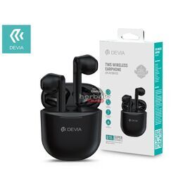 Devia TWS Bluetooth sztereó headset v5.0 + töltőtok - Devia Joy A10 Series True Wireless Earphones with Charging Case - fekete
