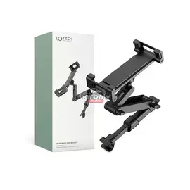 Tech-Protect univerzális fejtámlára szerelhető telefon/tablet autós tartó - Tech-Protect Headrest Car Mount - fekete
