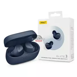 Jabra TWS Bluetooth sztereó headset v5.2 + töltőtok - Jabra Elite 3 True Wireless Earphones with Charging Case - kék