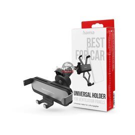 HAMA univerzális szellőzőrácsba illeszthető autós tartó - HAMA Gravity UniversalHolder - fekete/szürke