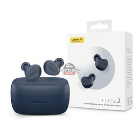 Jabra TWS Bluetooth sztereó headset v5.2 + töltőtok - Jabra Elite 2 True Wireless Earphones with Charging Case - kék