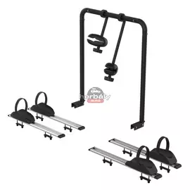CRUZ Tailo 940-442 kerékpártartó adapter 2db kerékpárhoz, fekete