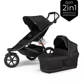 Thule Urban Glide 3 babakocsi+mózeskosár 2az1-ben, black