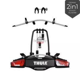 Thule Velocompact 926 3-as kerékpártartó vonóhorogra + adapter 4. kerékpárhoz