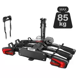 ENVIO eMAX 3-as (e-bike) kerékpártartó vonóhorogra, 85 kg teherbírás