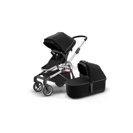 Thule Sleek mózeskosárral 11000007 babakocsi Fekete