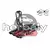 Thule EasyFold XT FIX4BIKE F 966500 3-as kerékpártartó vonóhorogra, Fekete