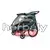 Thule Courier 10102001 kerékpáros gyermekhordozó, kék