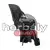 Thule RideAlong 2 Lite 100209 hátsó kerékpáros gyerekülés, fekete