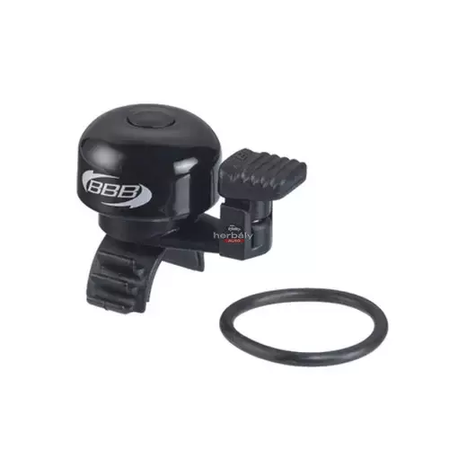 BBB EasyFit Deluxe BBB-14 kerékpáros csengő, fekete 