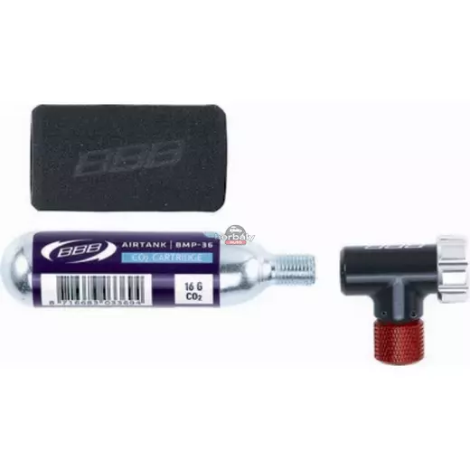 BBB BMP-34 kerékpáros pumpa CO2EasyAir fekete