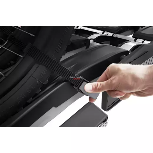 Thule EasyFold XT 933 2-es kerékpártartó vonóhorogra, ezüst