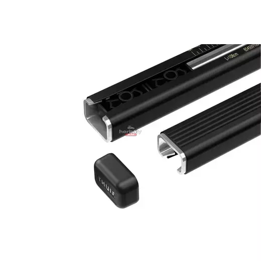 Thule SquareBar Evo 712400 acél tetőcsomagtartó rúd, fekete Thule SquareBar Evo 712400 acél tetőcsomagtartó rúd, fekete