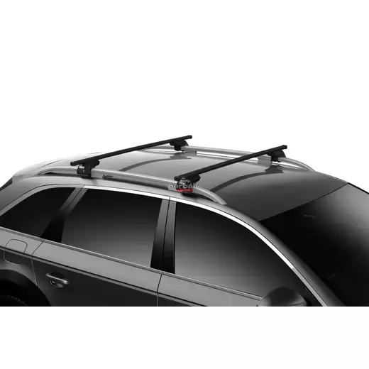 Thule SquareBar Evo 712400 acél tetőcsomagtartó rúd, fekete Thule SquareBar Evo 712400 acél tetőcsomagtartó rúd, fekete