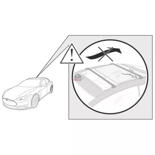 Thule Wingbar Edge 9596B alumínium csomagtartó rúd és talp, fekete