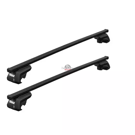Thule SquareBar acél tetőcsomagtartó tetőkorláttal ellátott autókhoz (THU_710400_712200) Thule SquareBar acél tetőcsomagtartó tetőkorláttal ellátott autókhoz (THU_710400_712200)