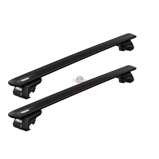 Thule Wingbar EVO alumínium tetőcsomagtartó tetőkorláttal ellátott autókhoz, fekete (THU_710400_711220)