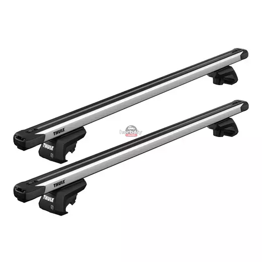 Thule SlideBar tetőcsomagtartó tetőkorláttal ellátott autókhoz (THU_710400_892000)
