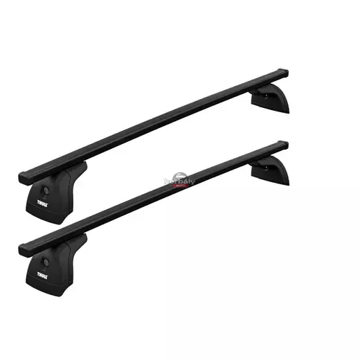 Thule SquareBar 118 cm acél tetőcsomagtartó fix rögzítési ponttal rendelkező Mercedes-Benz típusokra (THU_753000_KIT3173_712200)