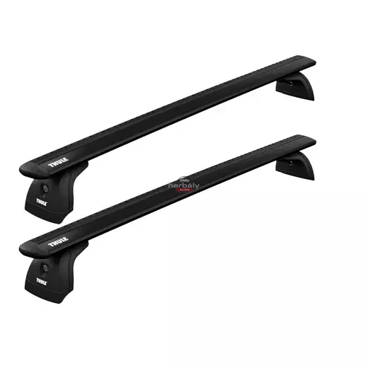 Thule Wingbar EVO alumínium tetőcsomagtartó fix rögzítési ponttal rendelkező autókhoz, fekete (THU_753000_KIT3020_711120)