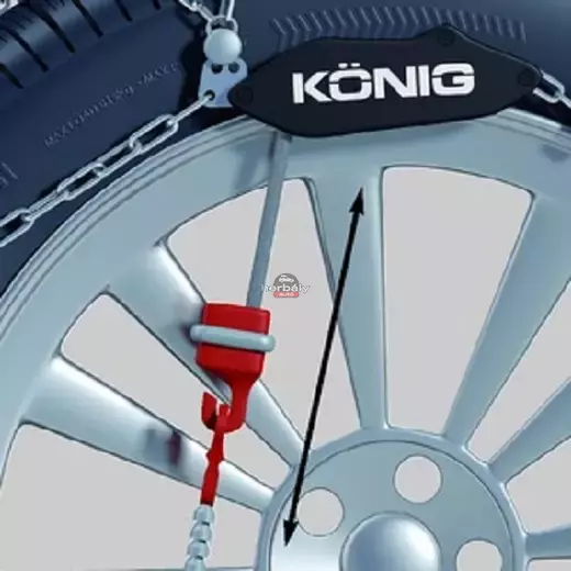 KÖNIG CS-9 hólánc (méret: 104) KÖNIG CS-9 hólánc (méret: 104)