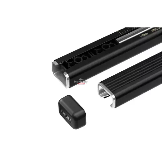 Thule SquareBar Evo 712400 acél tetőcsomagtartó rúd, fekete Thule SquareBar Evo 712400 acél tetőcsomagtartó rúd, fekete