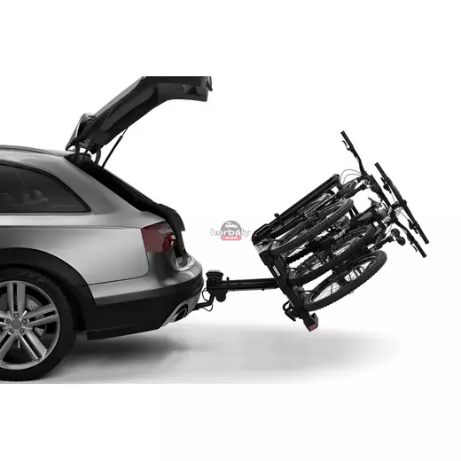 Thule EasyFold XT 934 3-as kerékpártartó vonóhorogra, fekete Thule EasyFold XT 934 3-as kerékpártartó vonóhorogra, fekete