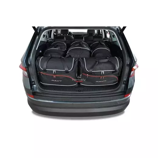 Kjust utazótáska szett Skoda Kodiaq 2016+, 5 darab táskával (7037024)