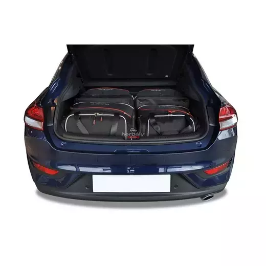 Kjust utazótáska szett Hyundai I30 Fastback 2017+, 4 darab táskával (7018031)