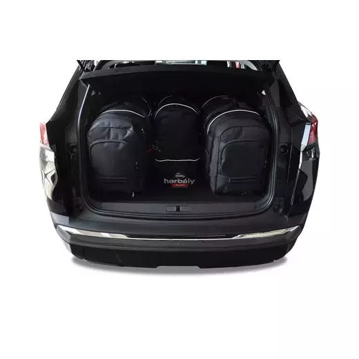 Kjust utazótáska szett Peugeot 3008 2016+, 4 darab táskával (7032017) Kjust utazótáska szett Peugeot 3008 2016+, 4 darab táskával (7032017)