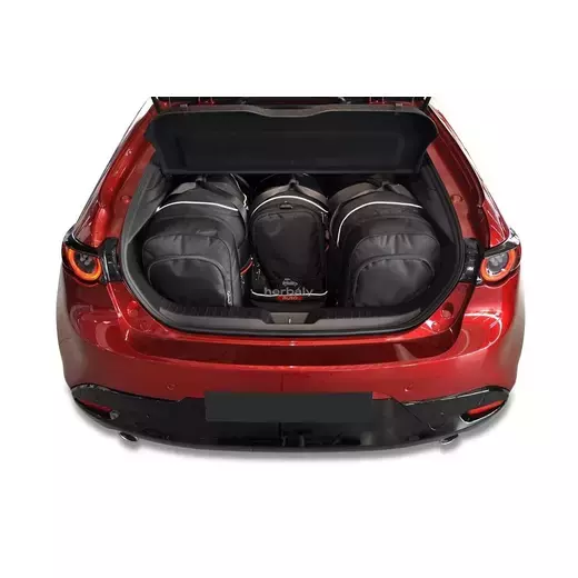 Kjust utazótáska szett Mazda 3 Hatchback 2018+, 4 darab táskával (7026022)