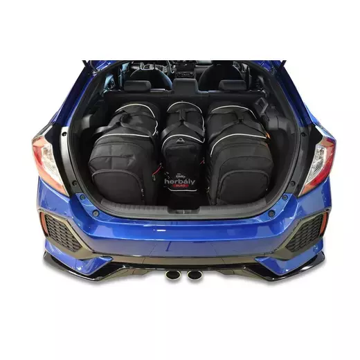 Kjust utazótáska szett Honda Civic Hatchback 2017+, 4 darab táskával (7016021)