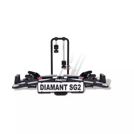 Diamant SG2 Plus 91737 kerékpártartó vonóhorogra, fekete/alumínium