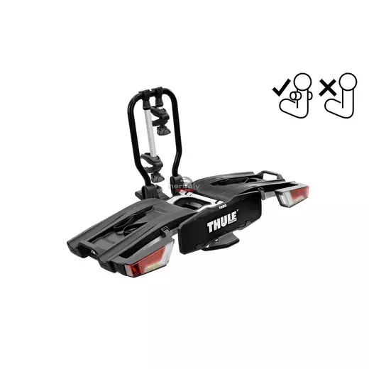 Thule EasyFold XT FIX4BIKE F 966500 2-es kerékpártartó vonóhorogra, Fekete Thule EasyFold XT FIX4BIKE F 966500 2-es kerékpártartó vonóhorogra, Fekete