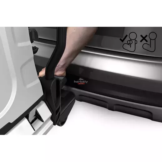 Thule EasyFold XT FIX4BIKE F 966500 3-as kerékpártartó vonóhorogra, Fekete