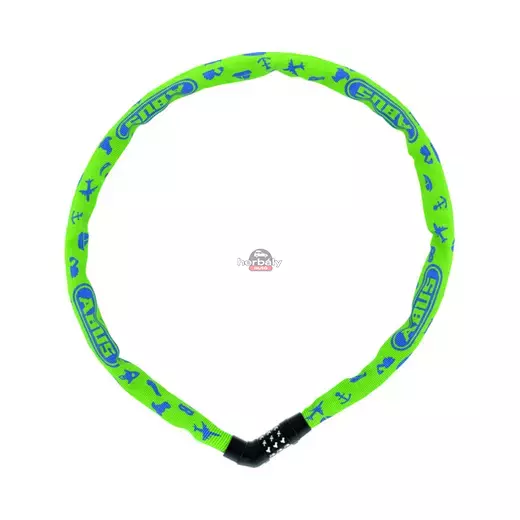 ABUS lakat AB_87498 Steel-O-Chain 4804C/75 lime jel-kódos
