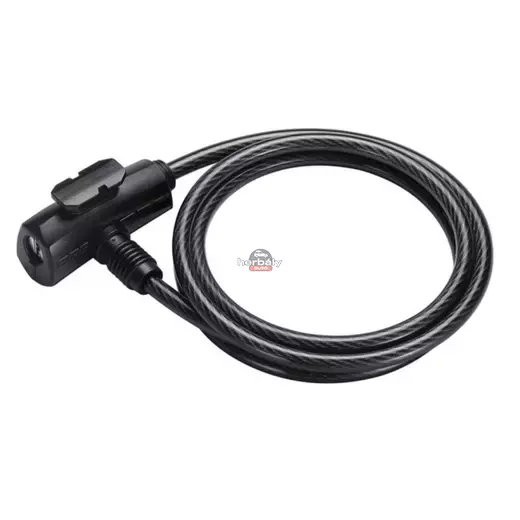BBB BBL-61 lakat kerékpárhoz QuickSafe 8mmx150cm, fekete BBB BBL-61 lakat kerékpárhoz QuickSafe 8mmx150cm, fekete