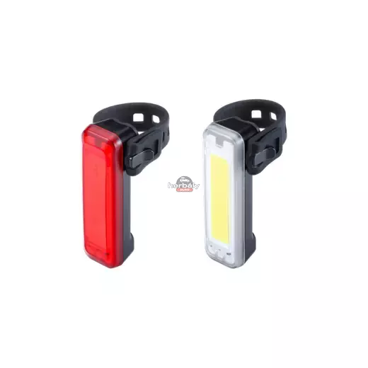 BBB BLS-138 kerékpáros világítás szett SignalCombo első + hátsó mini lámpa szettben BBB BLS-138 kerékpáros világítás szett SignalCombo első + hátsó mini lámpa szettben