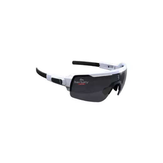 BBB BSG-61 kerékpáros szemüveg Commander fényes fehér keret / MLC ezüst lencsékkel