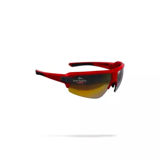 BBB BSG-62 kerékpáros szemüveg Impulse fényes piros keret / MLC piros lencsékkel