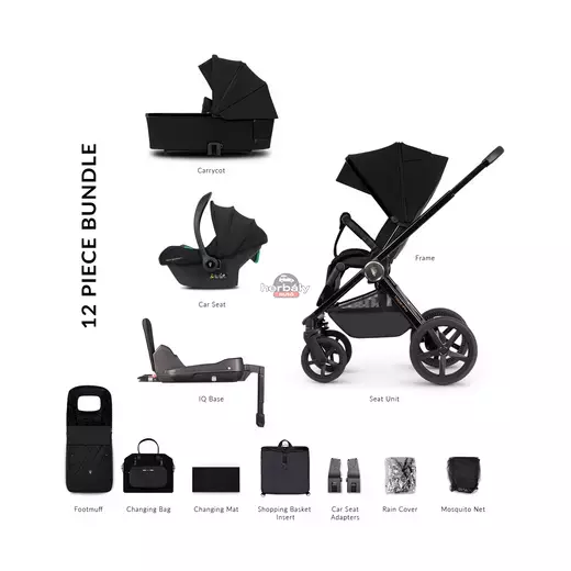 VENICCI Tinum Upline multifunkciós babakocsi 3 az 1-ben (Teljes Utazási Rendszercsomag), fekete VENICCI Tinum Upline multifunkciós babakocsi 3 az 1-ben (Teljes Utazási Rendszercsomag), fekete