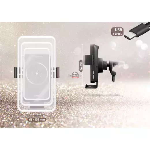 XBLITZ GX1 Gyorstöltős autós telefontartó XBLITZ GX1 Gyorstöltős autós telefontartó