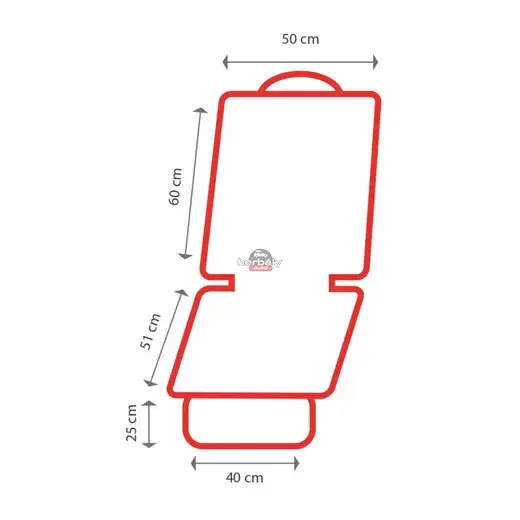 CarPassion Autós gyerekülés huzat Bambino 20201, fekete CarPassion Autós gyerekülés huzat Bambino 20201, fekete